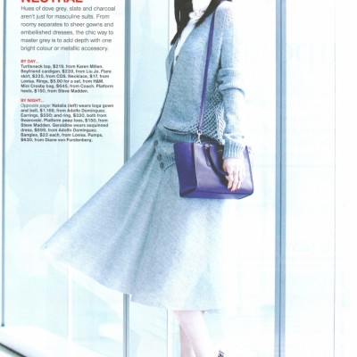 Women's Weekly Oct '14 Issue Fashion Editorial Spread