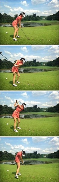 My golf swing in stop motion!